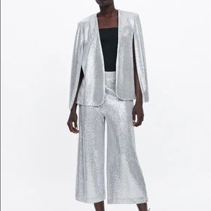 Zara Sequin Culottes